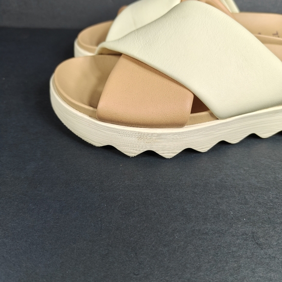 Sorel Women's Viibe Crisscross Crem Brown Slide Open Toe Comfy Casual Sandal 6.5 - Picture 3 of 10